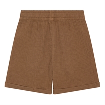 BIRKHOLM Muslin Shorts Bison Brun